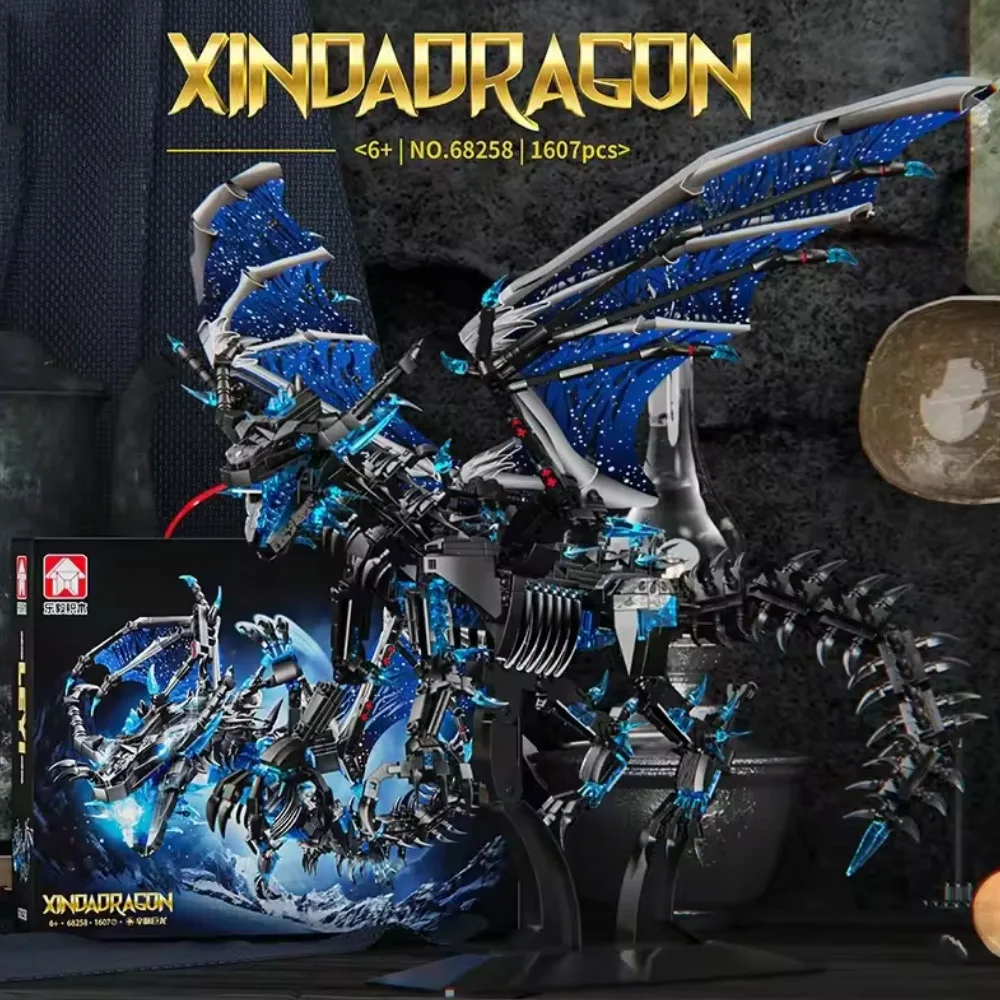 IN STOCK Puzzle building WARS blocks ice dragon model compatible assembly ornaments small particles toy gift collection