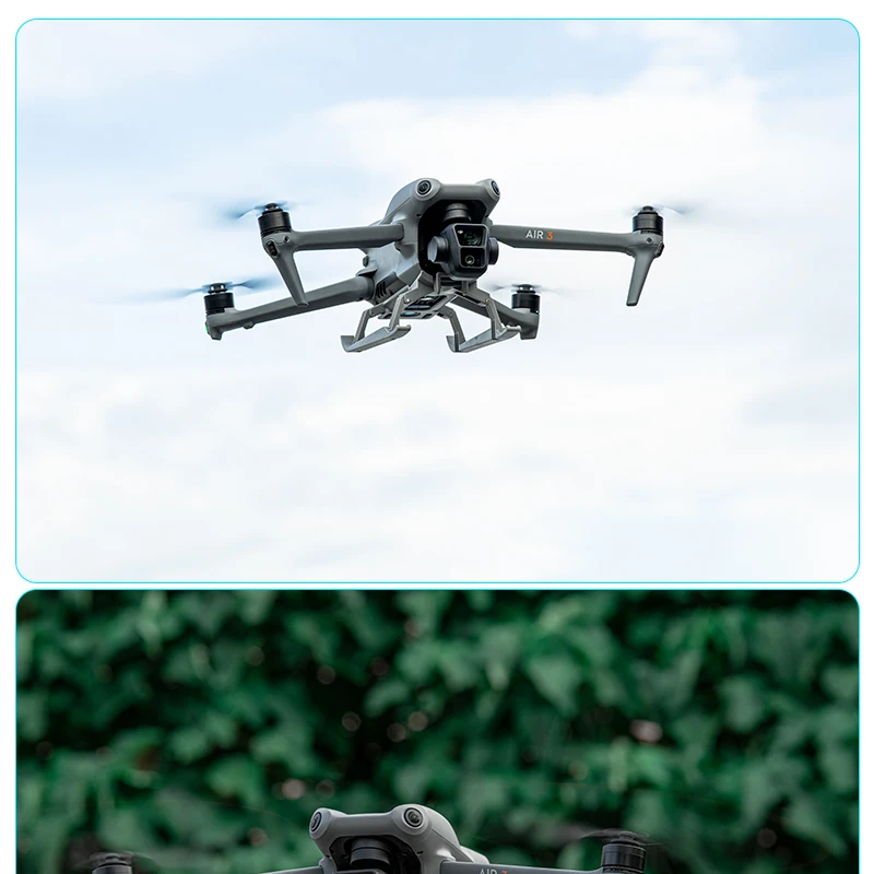 de pouso, protetor de extensão, pernas, DJI Air 3 Acessórios