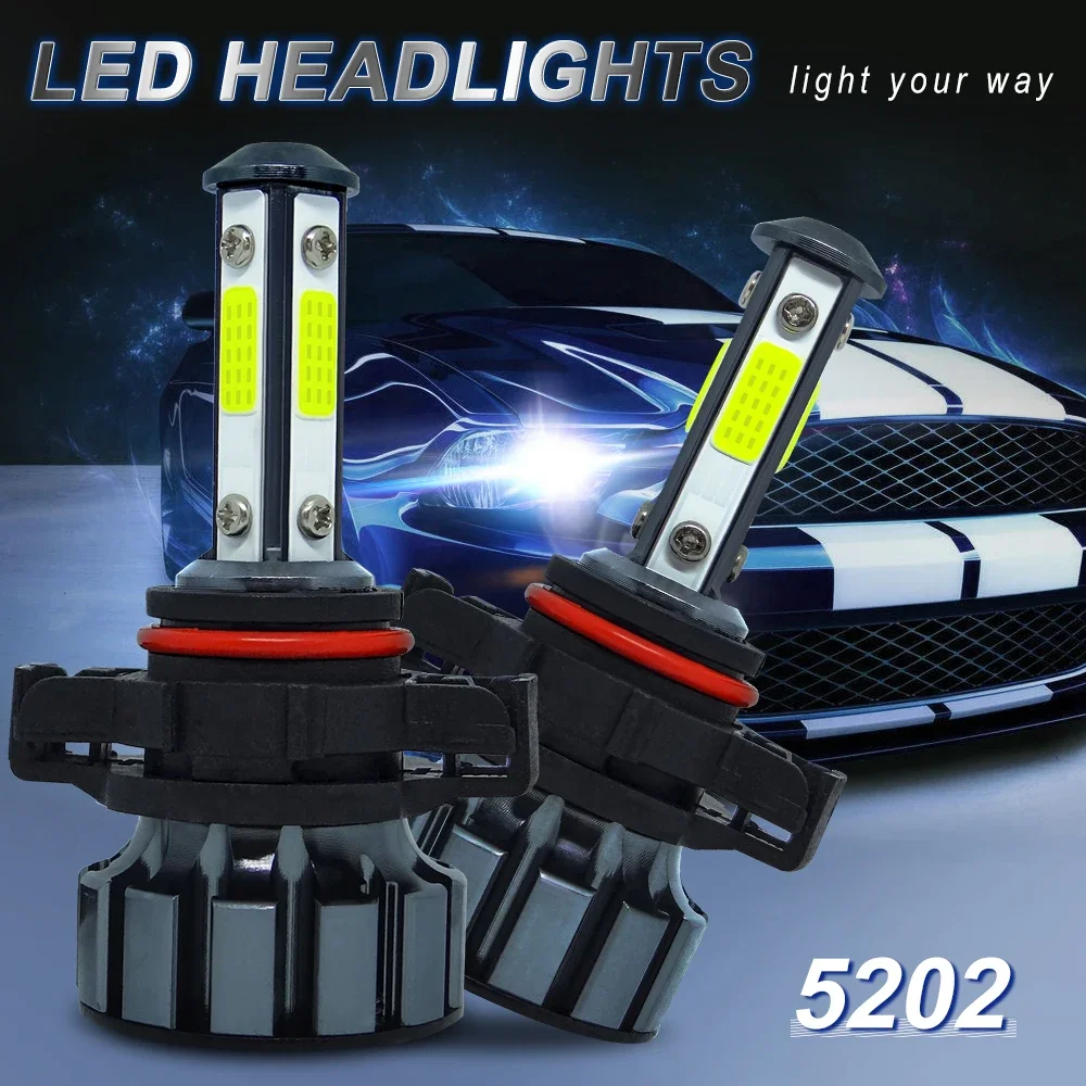 

5202 LED 8000LM F3C 6000K canbus H1 H11 880 881 5202 h4 H16 9012 HB3 9005 H7 LED Car Bulb Auto Lamp 9006 HB4 headlight Light