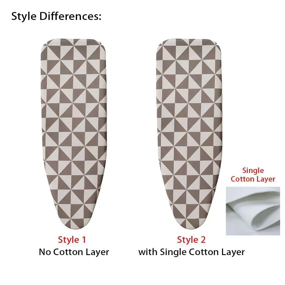 Durable Ironing Board Cloth Heavy Heat Resistant Thickened Ironing Board Cover Pad Universal Laundry Supplies Printed Padded ironing board cover