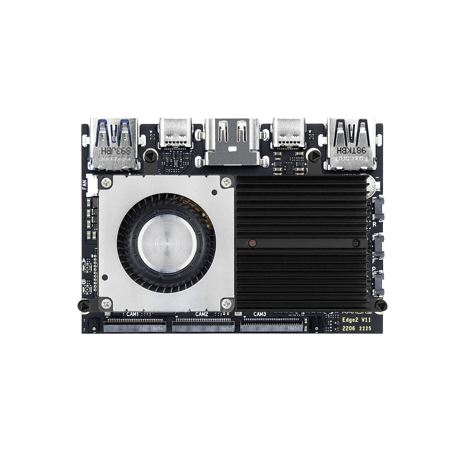 Kit de Resfriamento Ativo do Khadas Edge2 Apenas para Placa Única de Borda e Computador Edge2 - Imagem 3