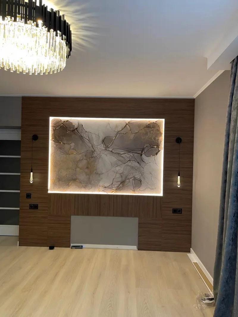 Description Picture 3 of itemCrystal Wall Lamp for Bedroom Bedroom Hotel Living Room Background Sconce Light Modern Led Plug in Pull Switch Decoration Indoor