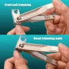 1PCS G36 PRO nail clippers high quality stainless steel nail clippers anti-splitting rotary type convenient quick sharp nail cli 4