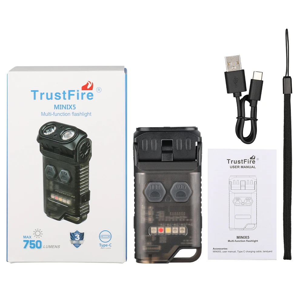 Trust Fire MINI FLASHLIGHT　MINI-06 5本セット Trustfire MINIX5 EDC Flashlight Rechargeable Led Flashlights
