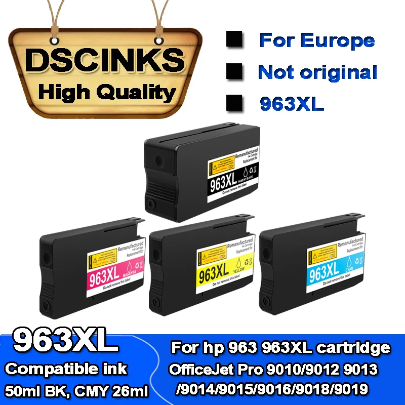 963 963Xl Per Hp 963 963Xl Per Hp Officejet Pro 9010/9012 9013/9014/9015/9016/9018/9019/9020/9022/9023/9025/9026/9027/9028/9029