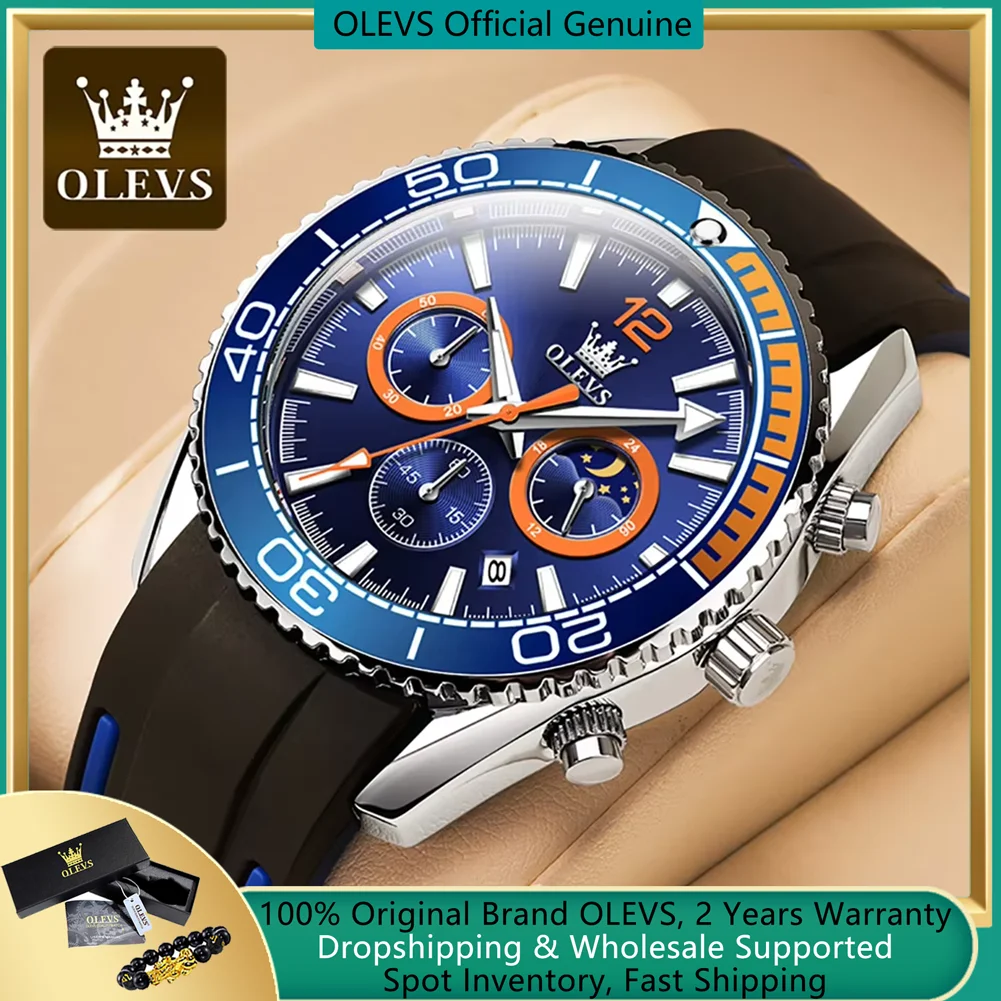 Waterproof Sports Men's Watch | Mens Watches Silicone Strap
