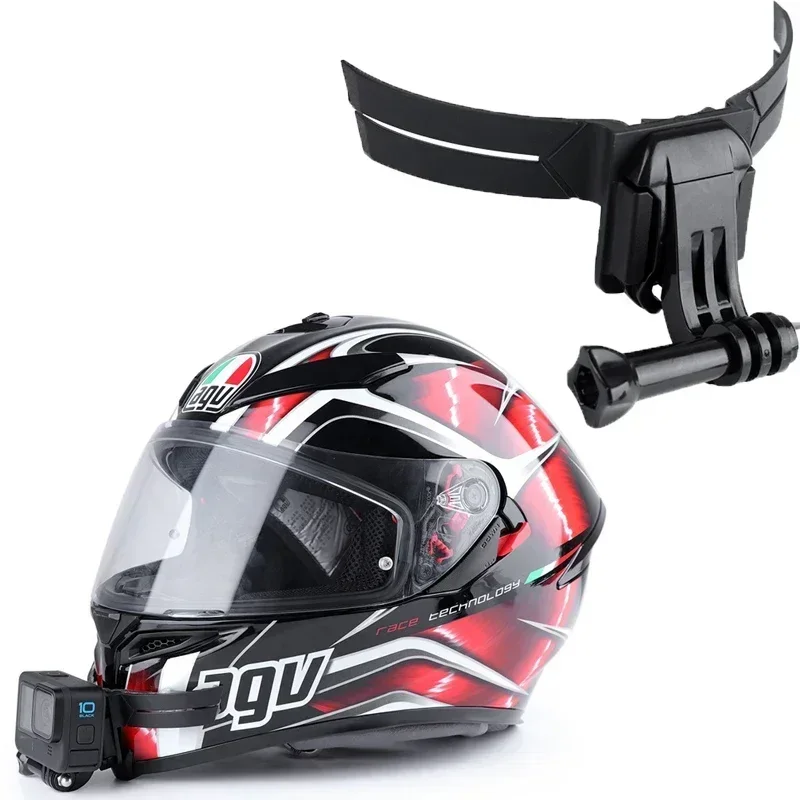 Motorcycle Helmet Chin Stand Mount Holder For GoPro Hero11 10 Full Face Holder For Yi DJI Go Pro Action Camera Accessories