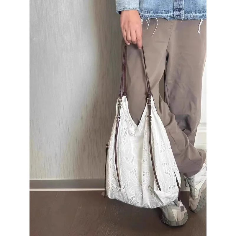 NEW Handbags Beach Bags Lightweight Students Shoulder Casual Tote Female Style Shopping Woven Bags For Women Girls