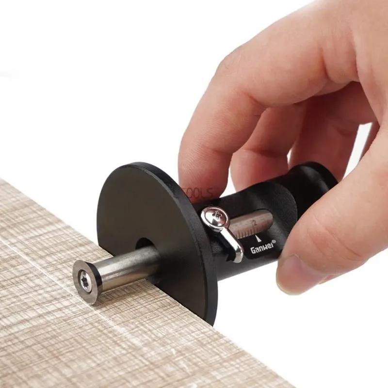 Woodworking European Style Scriber Parallel Drawing of Lines Using A Hard Alloy Blade Woodworking Wheel Marking Gauge 0-12mm DIY