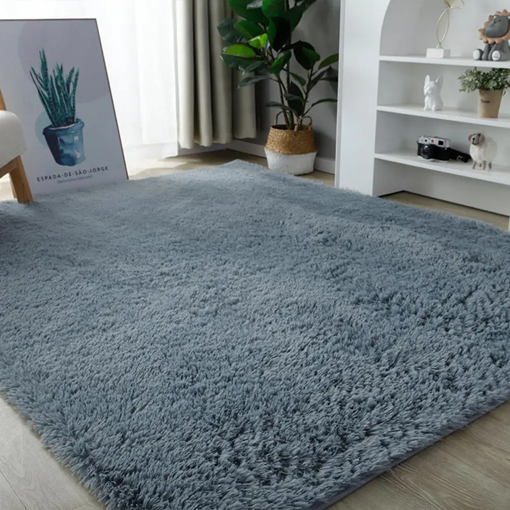 

Colorful Fluffy Soft Rug Soft Shaggy Rugs Luxurious Non-slip Carpets for Bedroom Nursery Home Decor Tall Dense Soft Fibers Rug