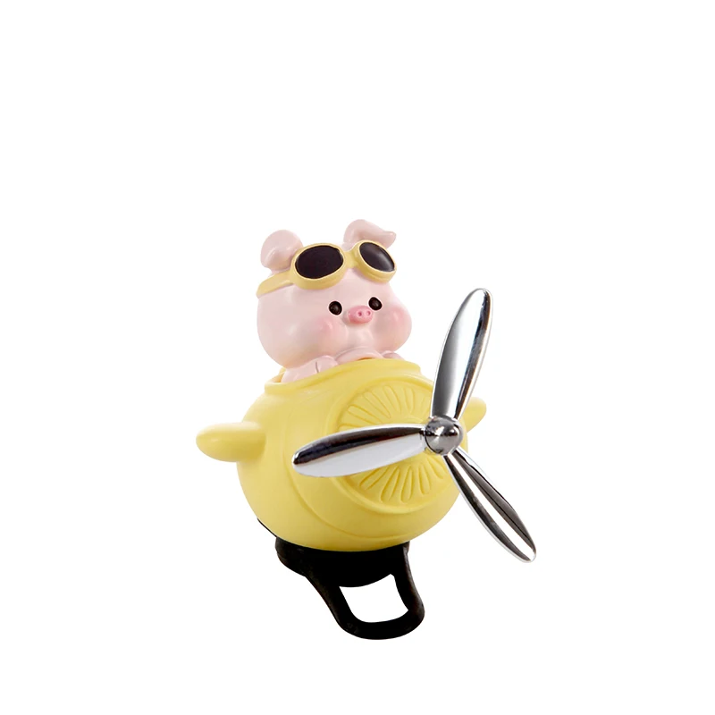 

Cute Pig Windmill Self-Driving Battery Car Decoration Electric Motorcycle Decoration Accessories Children's Day Gift