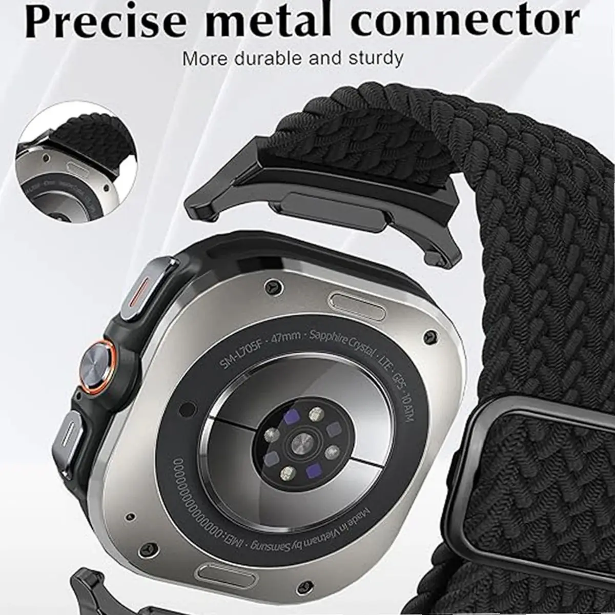 Nylon Braided Sport Strap Wristband