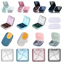 

4 Grids Waterproof Pill Box Medicine Dispenser Storage Travel Pill Case Vitamins Container Plastic Box Capsule Tablets Organizer