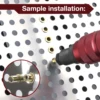 Metric+Imperial Thread Electric Rivet Nut Gun Adapter,Home Insert Nut Riveting Tool,Industrial Grade Alloy Riveting Tools 2