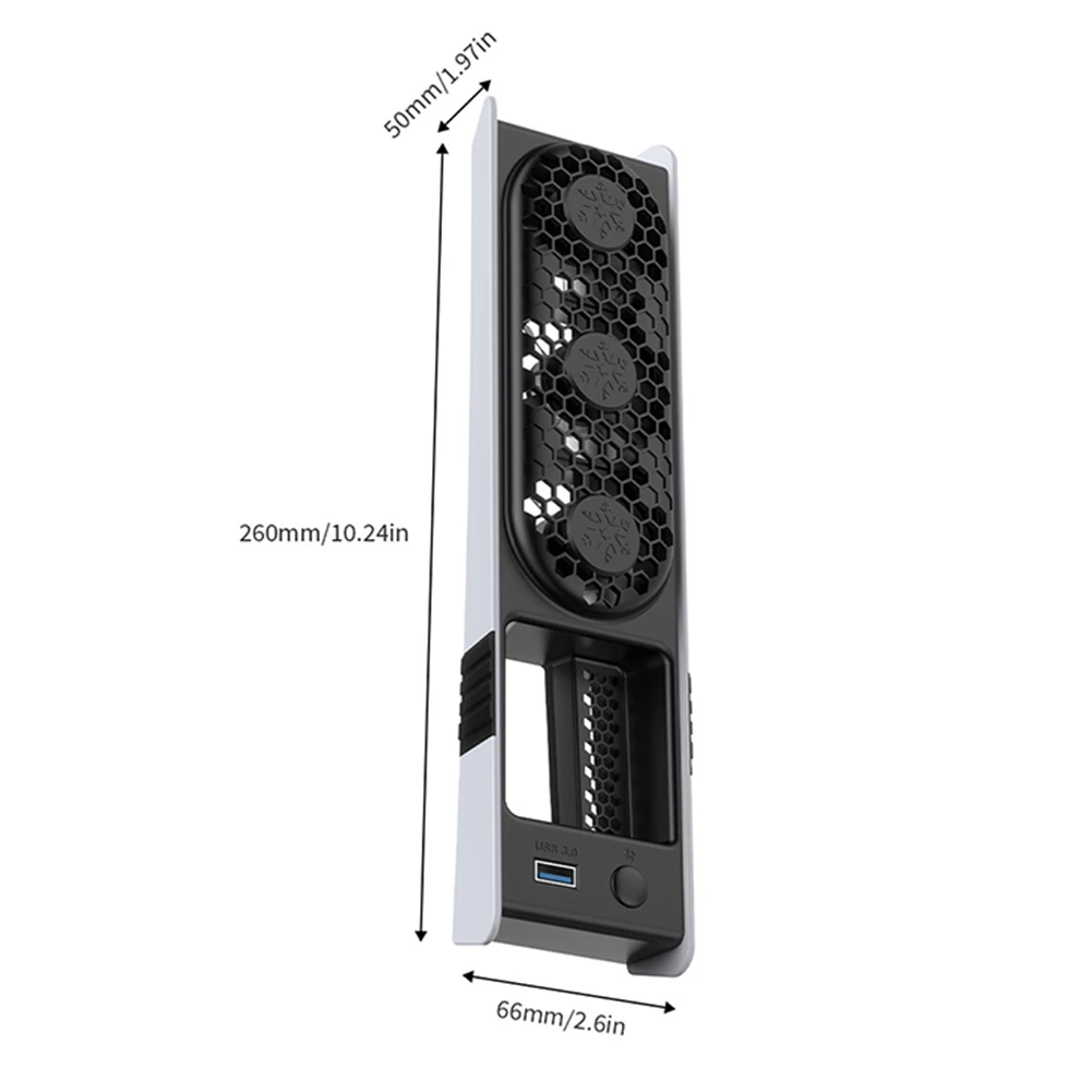 Cooling Fan Gaming Cooling Fan For PS5 Pro/PS5 Slim Cooling Fan External Fan Cooler Cooling Game Accessories for Playstation 5 Pro/Slim Disc & Digital Edition