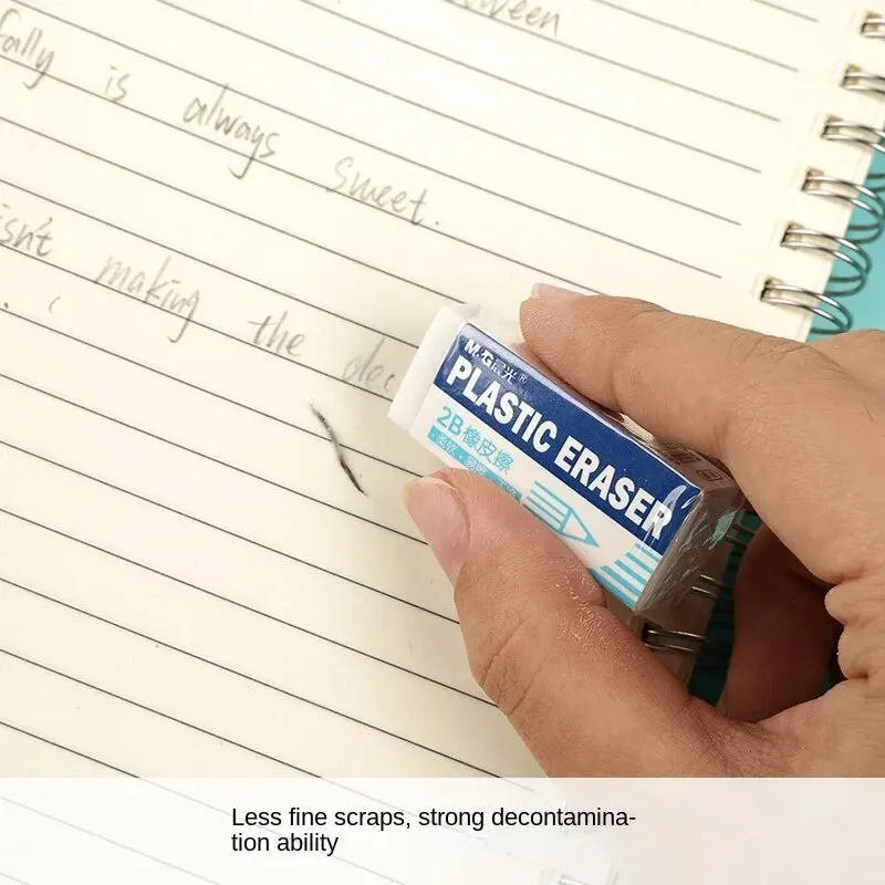 Pencil Eraser M&G 12 Pack 2B Small Eraser Student Exam Study Art Eraser School Stationery White