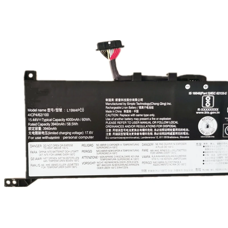 Bateria para Lenovo Legion 5p 15arh05h 15imh05 15imhg05 17imh05 17arh05h R7000p Y7000p 81yu 81yt 82gn 82gu b3 82b5 82gn 82gu - Imagem 5