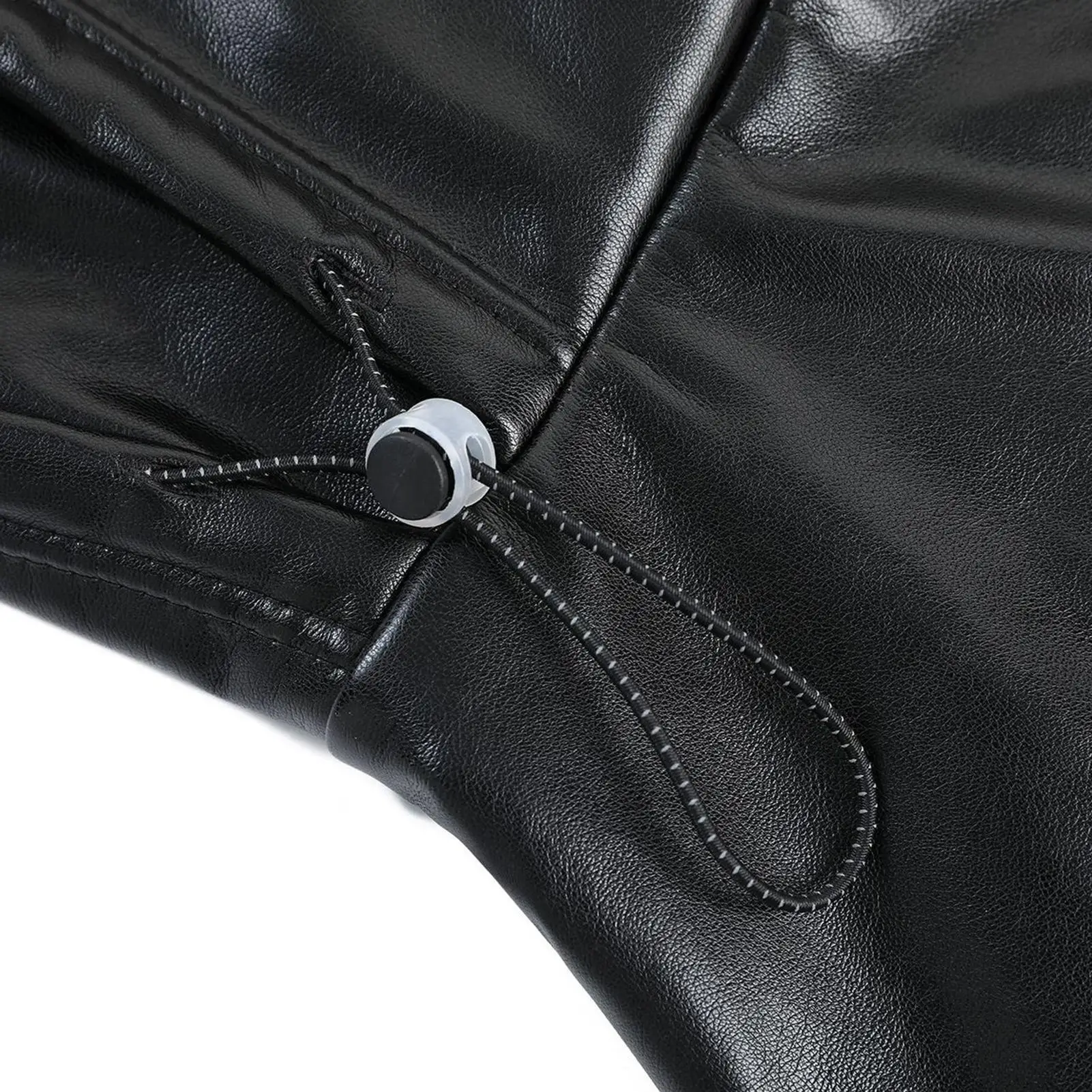 겨울용 얼굴 가리개 PU 열 방수 모자 남성용 겨울 풀페이스 커버 야외 오토바이 타기 하이킹 러닝용