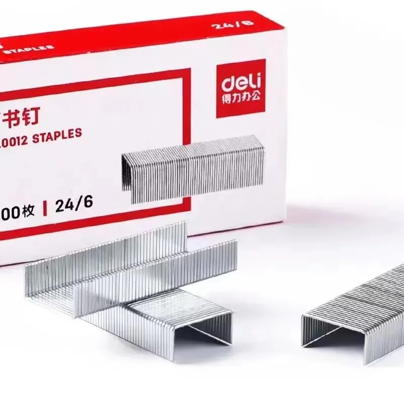 1000pcs Set 12# 24/6 Stainless Steel Staple For Stapler Binding Stationery Office School Binder Supplier 0012