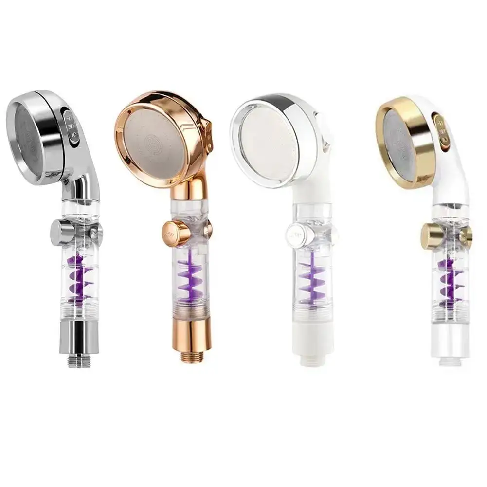 

Насадка для душа с функцией экономии воды под высоким давлением Rain Turbo, ручная Массажная душевая головка под давлением для ванной комнаты