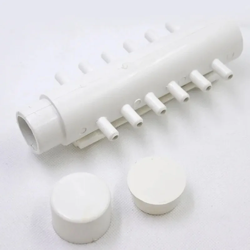 Plastic bathtub accessories bathtub 12 holes air distributor Connection 8mm PVC air Manifold 32mm pipe interface