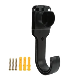 Universal Wall - Mounted EV Charger Cable Holder Organizer (Black)