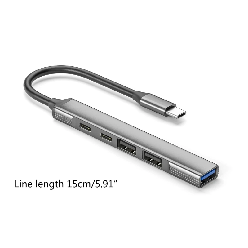 PD 60W   ִ 5 in 1 Type C , Ʈ, ũž   ġ USB2.0 USB3.0 USB C 10Gbps 2