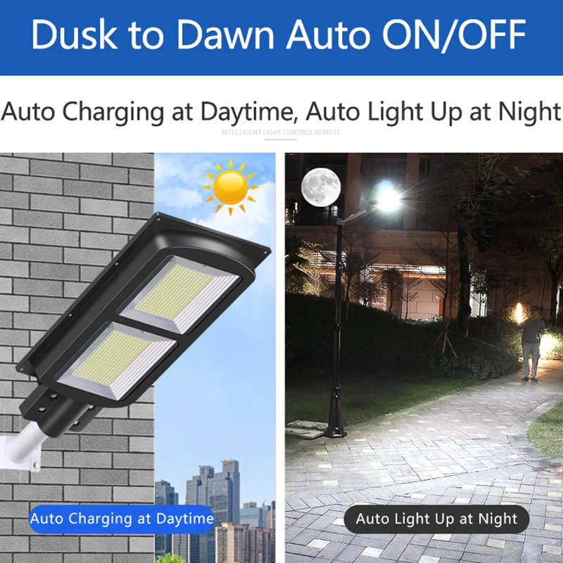 Outdoor Solar Street Lights LED Waterproof IP65 Human Body Sense Light  Street Lamp for Patio Garden Extirior Sreet Lantern Solar