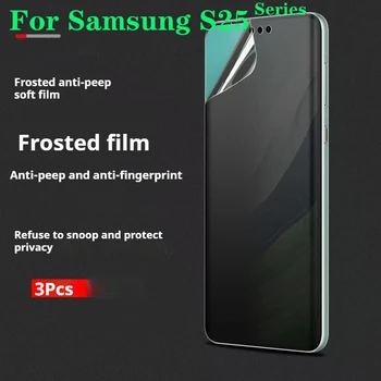 S25Ultra Privacy Protezione Dello Schermo Per Samsung S25 Ultra S25 + Pellicola Idrogel Opaca Galaxy S25Ultra Morbido Antipeeping S25Plus