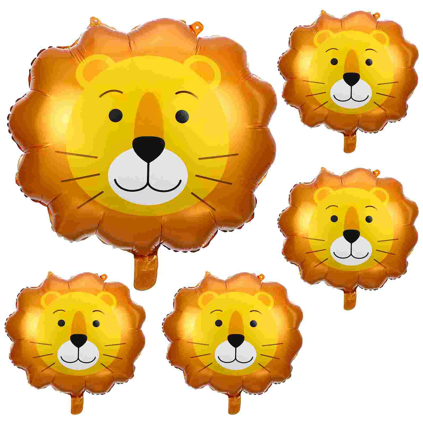 

5 Pcs Balloons Animal Shape Balloon Foil Giant Birthday Decor Shaped Aluminum Film Decorations
