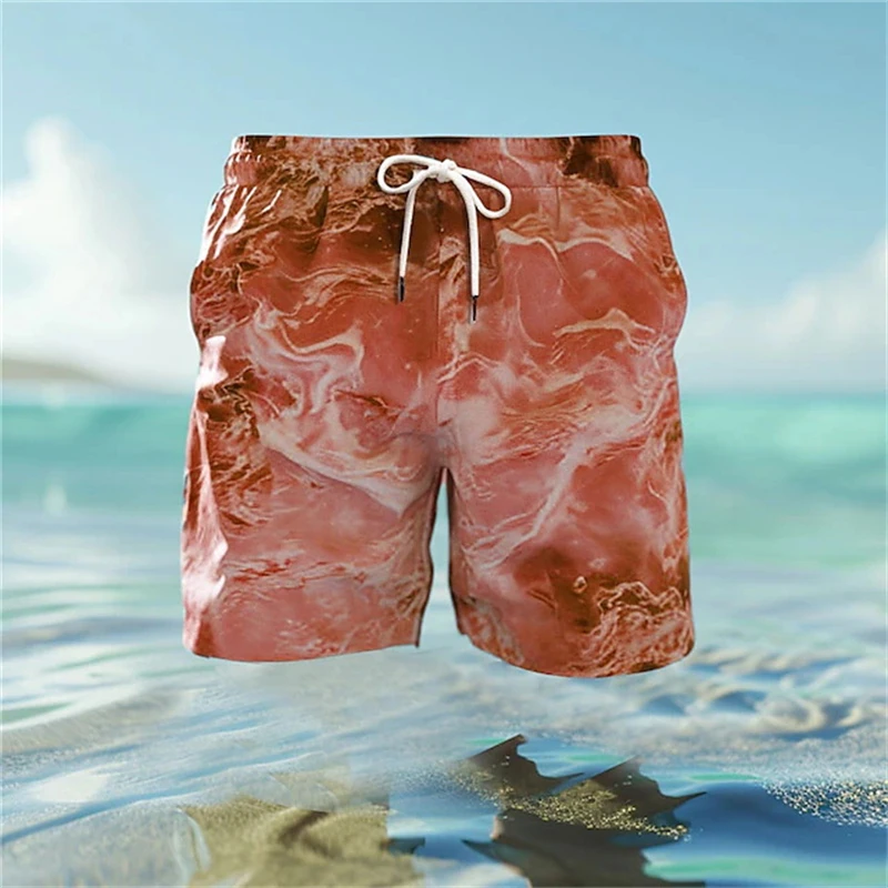 WestAce Pantaloncini Da Bagno Uomo 100% Poliestere - Asciugatura Rapida, Con 3 Tasche, Vita Elastica - Colori Nero, Blu, Arancione