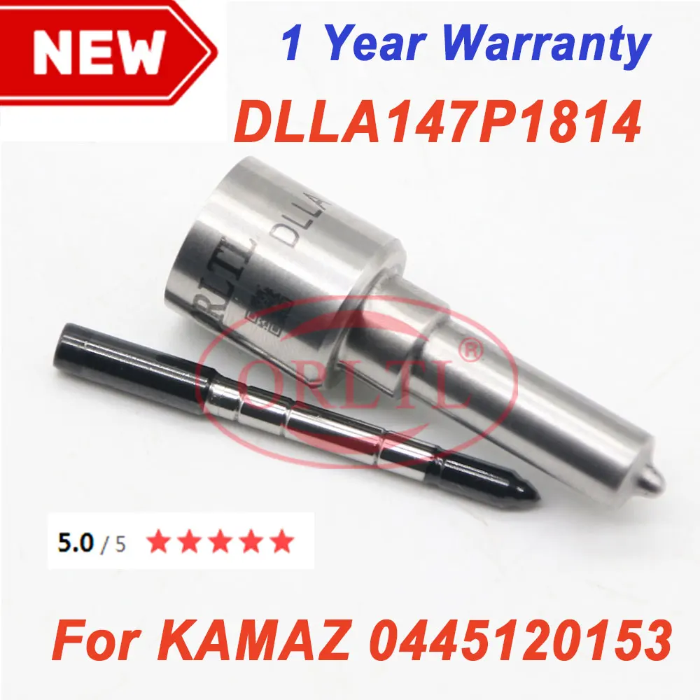 

ORLTL Nozzle Replacements DLLA147P1814 Common rail Injector Nozzle DLLA 147 P 1814 for kamaz 0445120153