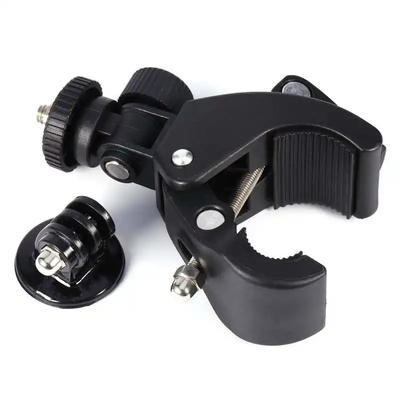 Supporto per morsetto per manubrio per moto da bicicletta per fotocamera per DJI ACTION 5Pro 4 3 per Insta360 X4 X3 GO2 per SJCAM sj4000 - immagine 2