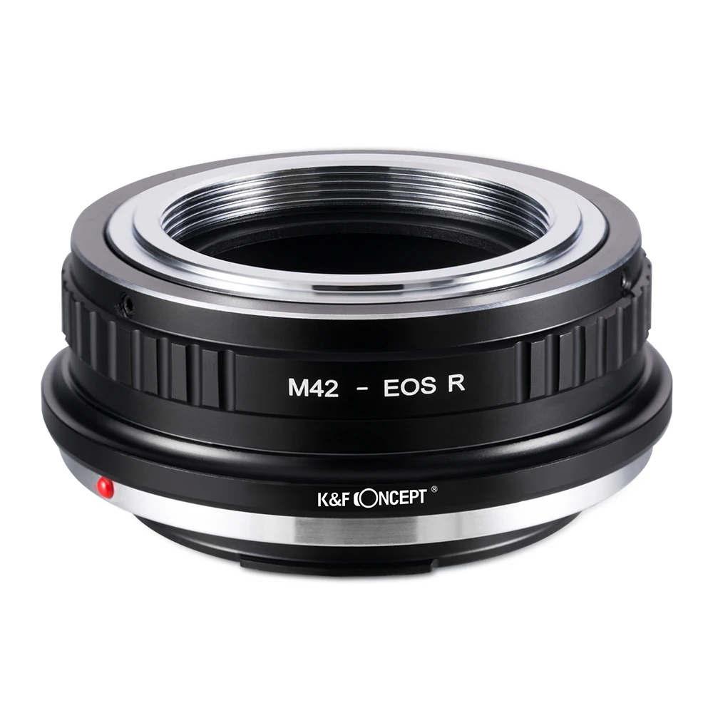 Adattatore Per Montaggio Obiettivo K & F Concept M42-Eos R Per Obiettivo Di Montaggio M42 Compatibile Con Il Corpo Delle Fotocamere Canon Eos R Per Ca