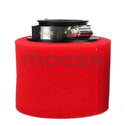 Universal Motorcycle Air Filter Sponge Cleaner - Bend Elbow Neck Foam (Straight 48mm - R)