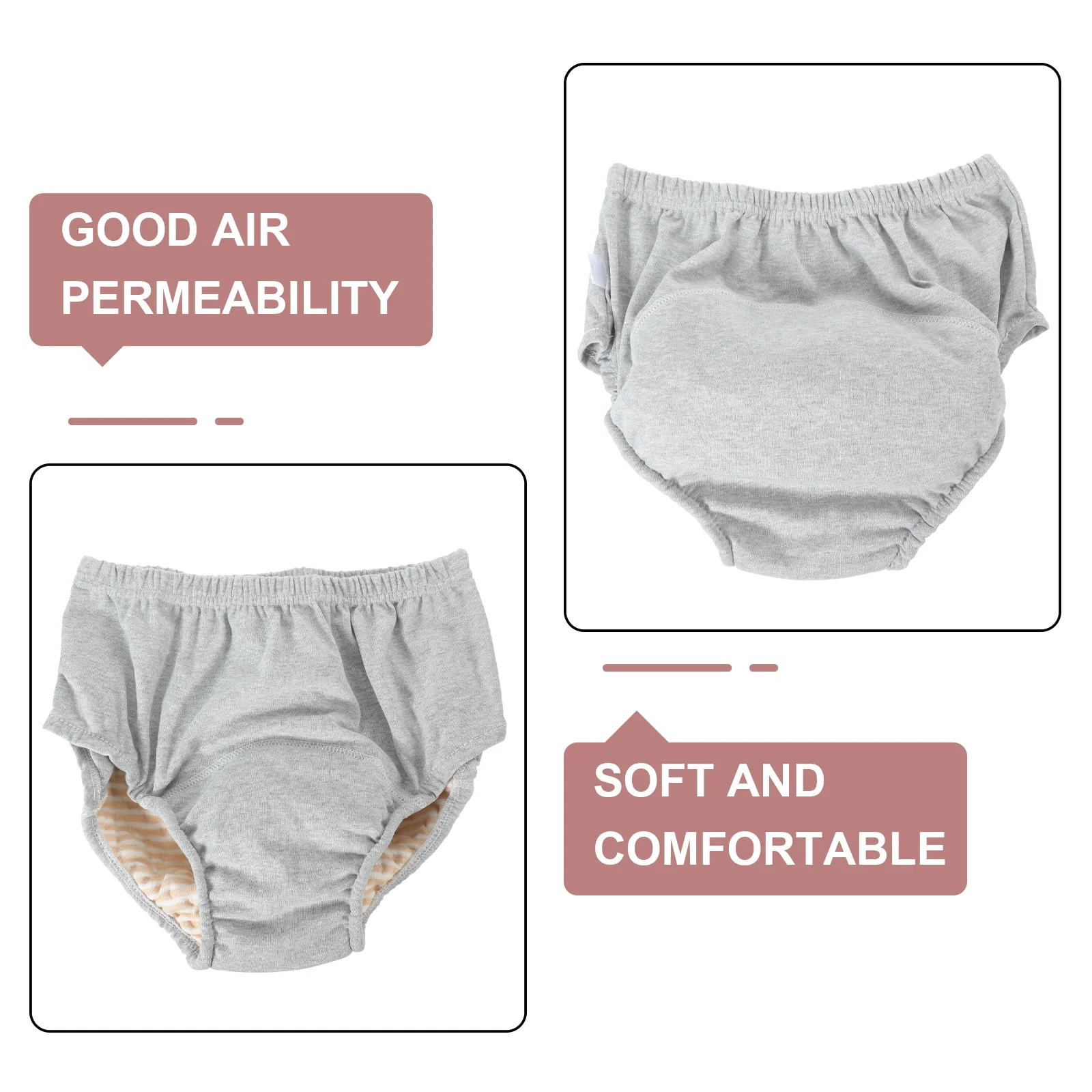 Disability Diaper Adult Diapers Washable Cotton Diapers Leakproof Urinal Panties Pure Cotton Incontinence For Elderly 6