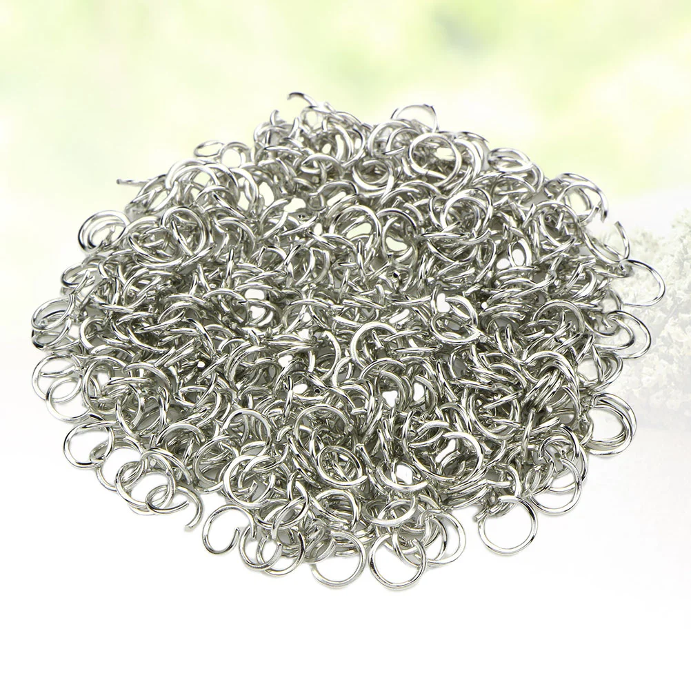 

200 Pcs Jewelry Making Findings Open Jump Rings DIY The Stainless Steel Fishing Accessories