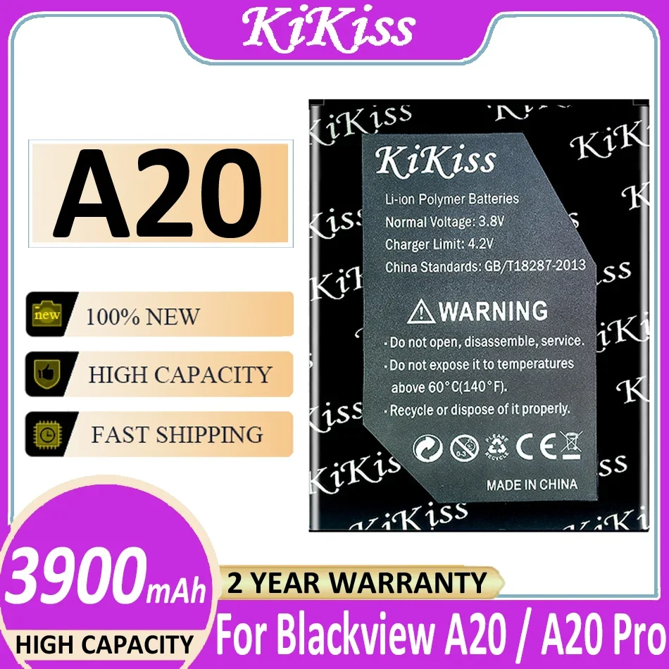 

Оригинальный аккумулятор KiKiss A20 A 20 3900 мАч запасная батарея для Blackview A20 Pro A20Pro аккумулятор