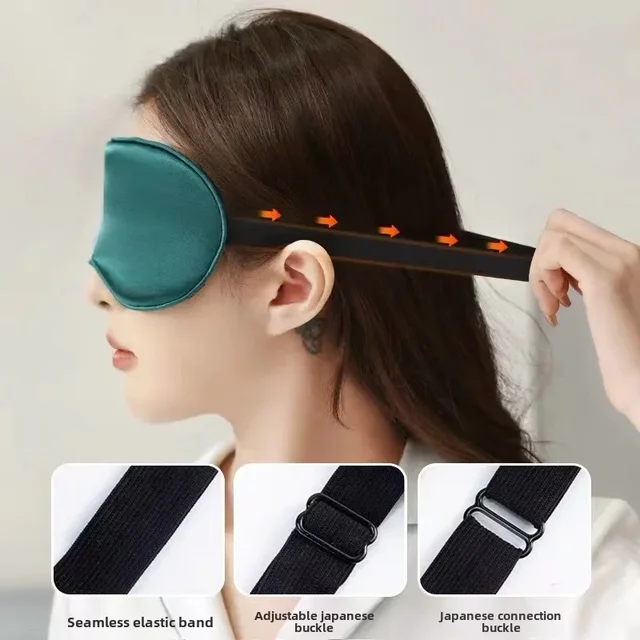 Silk Electric Heating Eye Mask with Moxibustion Warm Compress Constant Temperature Control Adjustable Timer Relaxation and Care 4