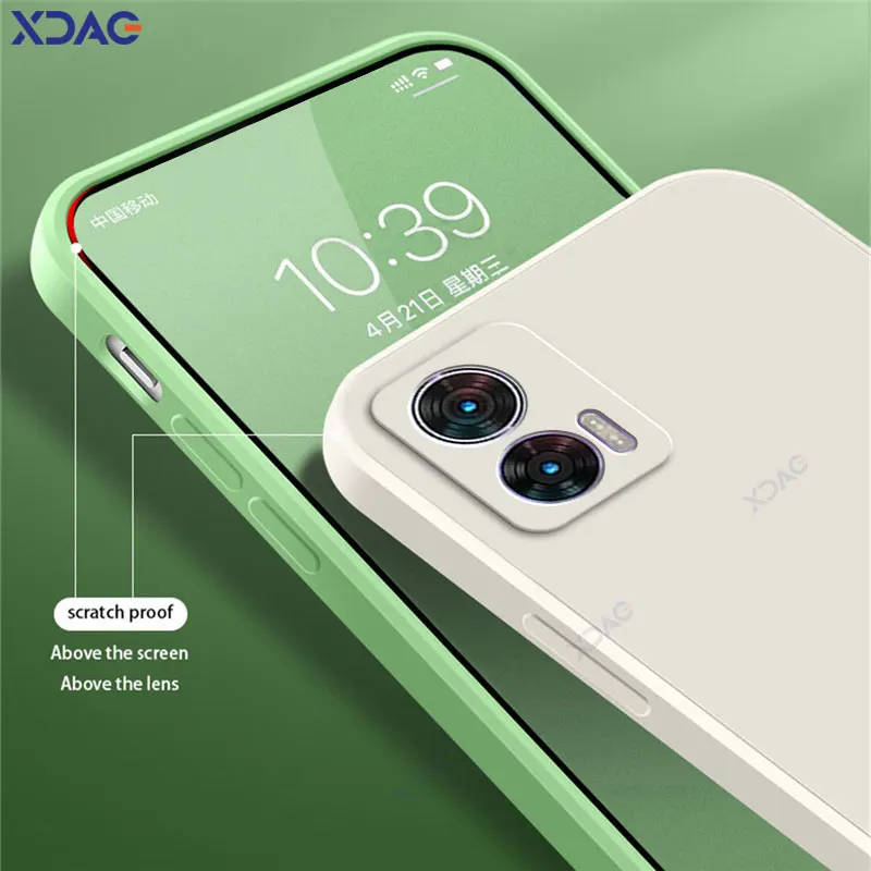 Luxury Soft Square Liquid Silicone Cellphone Cases Covers