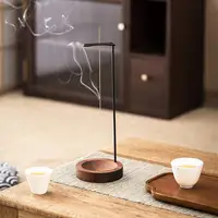 Creative Upside Down Incense Burner Incense Stick Holder Wooden Anti-Ash Design Incense Stick Meditation Spa Room Home Decor - Image 2