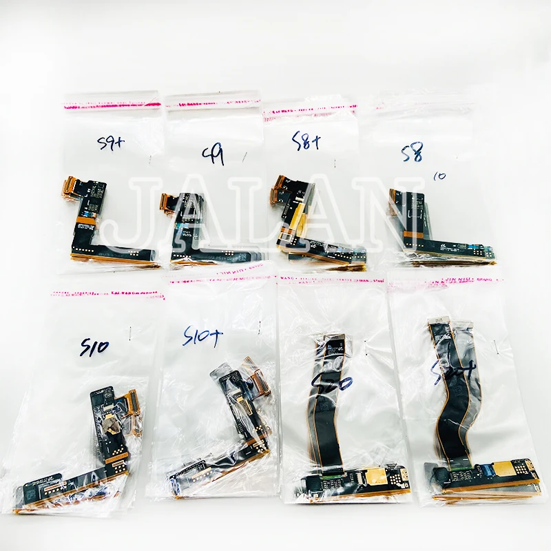 5Pcs Lcd Flex Cable Per Samsung S20 Ultra S20 + S10 S9 S8 Plus S7 /S6 Edge Note 8 9 Note10 Screen Connection Bonding Cable Repair