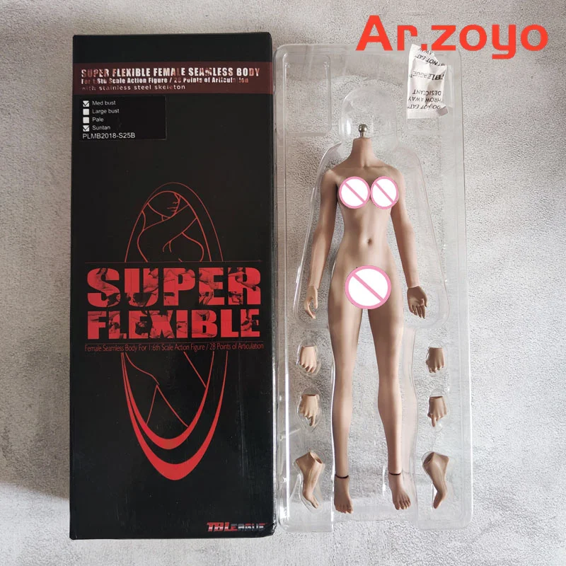 ZSMD 1/6 Maßstab Weibliche Nahtlose Körper Figur Puppenkörper Mit