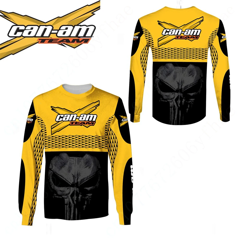 

Can-am Anime T Shirt For Men Women Quick Drying Sweatshirt Top Harajuku O Neck Long Sleeve Casual T-shirts Unisex Clothing