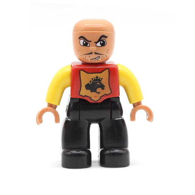 Big Size Action Figures City Princess Policemen Family Building Block Doll Character Accessory Toys Assembly Children Kids Gift Opponent Knight