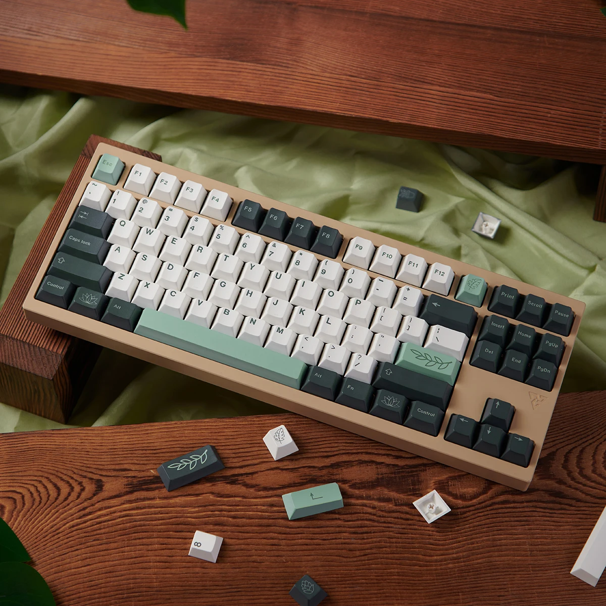 cereja perfil inglês keycaps para teclado mecânico 61 64 68 75 84 87 96 layout