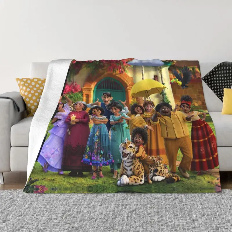 Mirabel Madrigal Blanket 3D Print Soft Flannel Fleece Warm Throw Blankets for Home Bedding Sofa Quilt Encanto Anime 