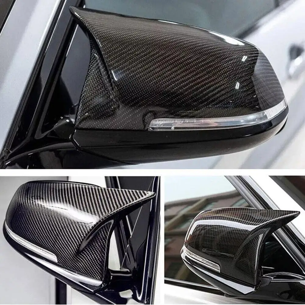 1Pair Car Rearview Mirror Case For BMW Series 1 2 3 4 X Auto Replacement Part Mirror Cover Cap Protector