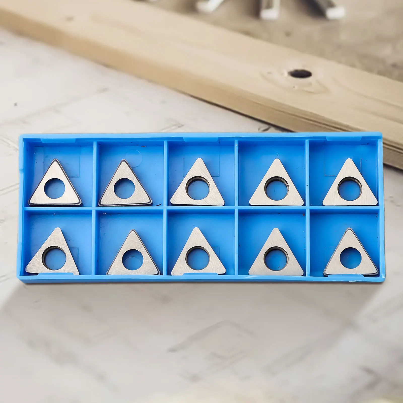 

Brand New High Quality CNC Carbide Tips Inserts Tungsten Steel Turning Tool Silver Blade High Strength Impact Resistance