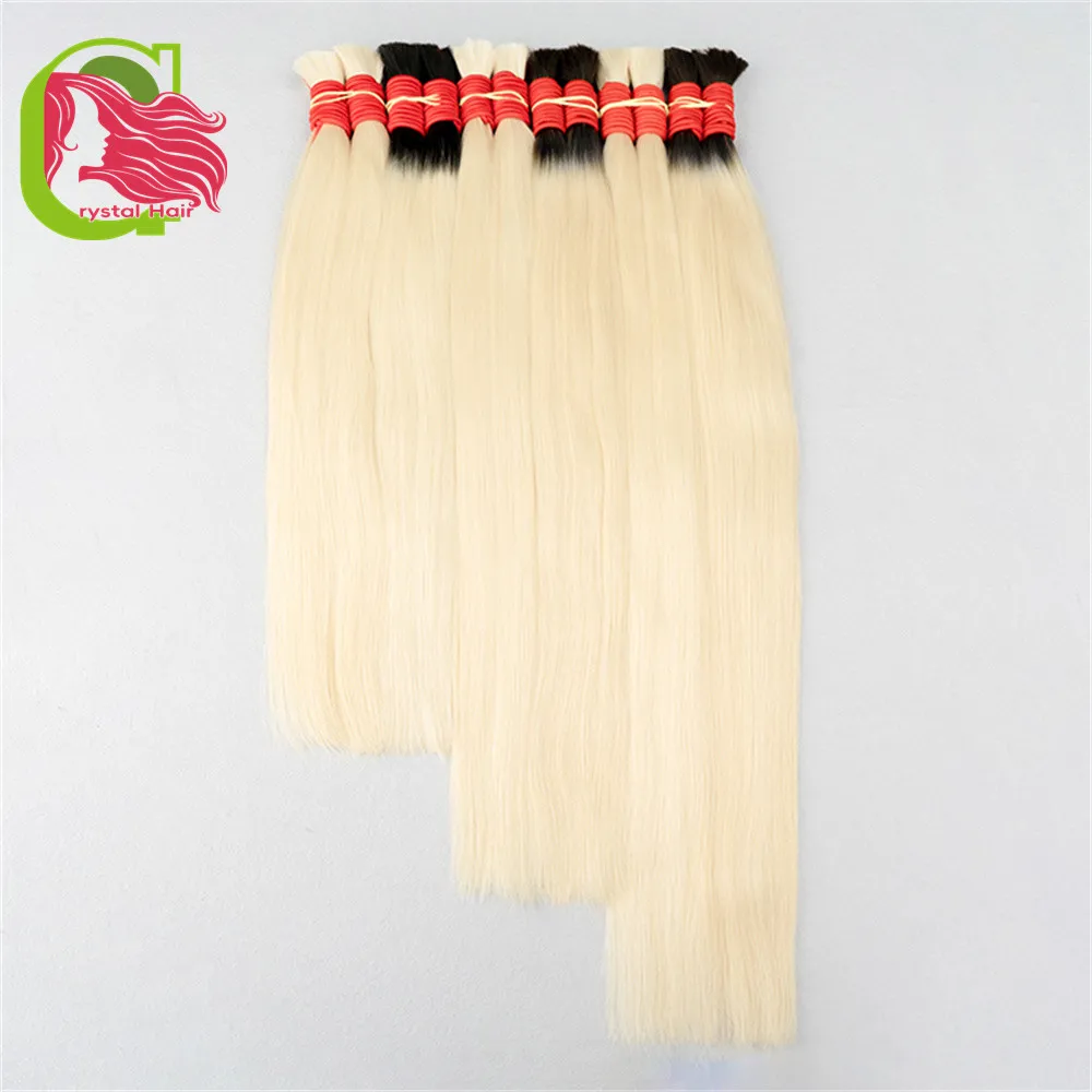 

Natural Deep Black Brown Color Cabelo Loiro Vietnamita Blonde Color Hair Bulk 613 Human Hair Bundles Hair Extensions